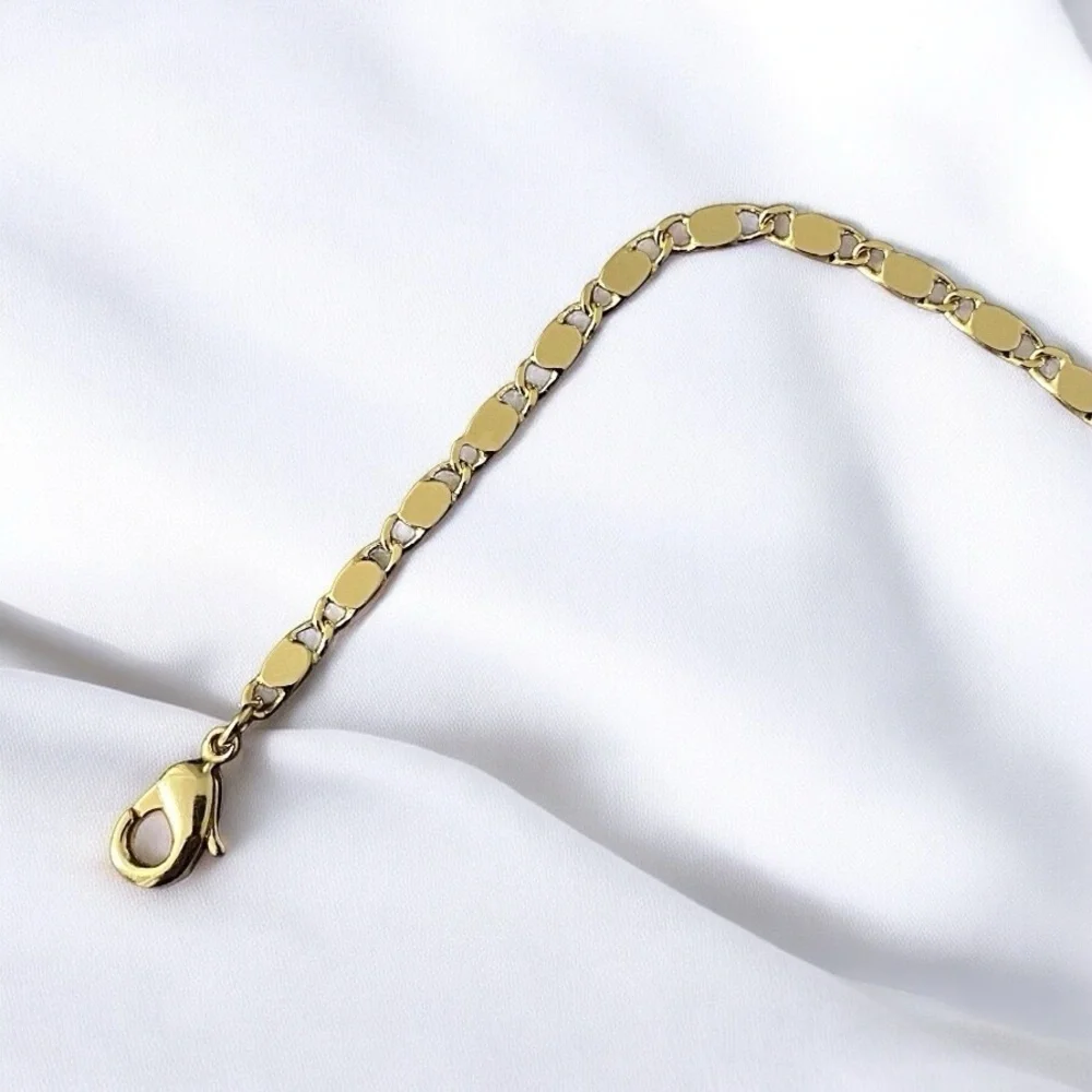 Mirror 14K Gold Plated 7 inch Women’s Bracelet - Final price! - Picture 2 of 3